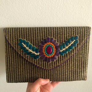 VINTAGE BEADED CLUTCH